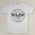 Soar On Wings Like Eagles Mens Christian T-shirt