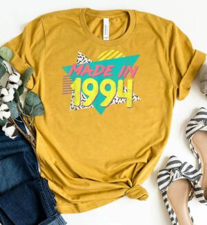 Made In 1994 Retro Vintage 30th Birthday Custom T-shirt