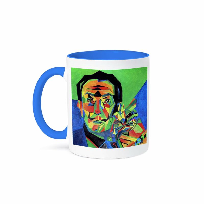 3dRose Salvador Dali Abstract Mug, 11 oz, Multicolor