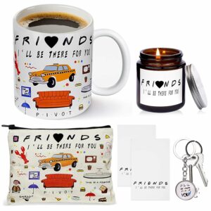 6Pack Funny Fan Gifts,Ceramics Coffee Mugs,Scented Candle,Funny Fan Lover Merchandise,Friendly Inspired Birthdays Gifts for Women Her,Wife,Mom,Coworkers,Sister,Aunt