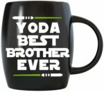 Big 16oz You The Best Brother Funny Coffee Mug - Graduation, Christmas, Birthday Gifts for Brother from Sister, Mom, Dad, Friend - Fun Cup for Men, Him, Guy, Bro - Gag Gift