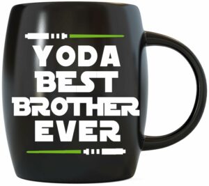 Big 16oz You The Best Brother Funny Coffee Mug - Graduation, Christmas, Birthday Gifts for Brother from Sister, Mom, Dad, Friend - Fun Cup for Men, Him, Guy, Bro - Gag Gift