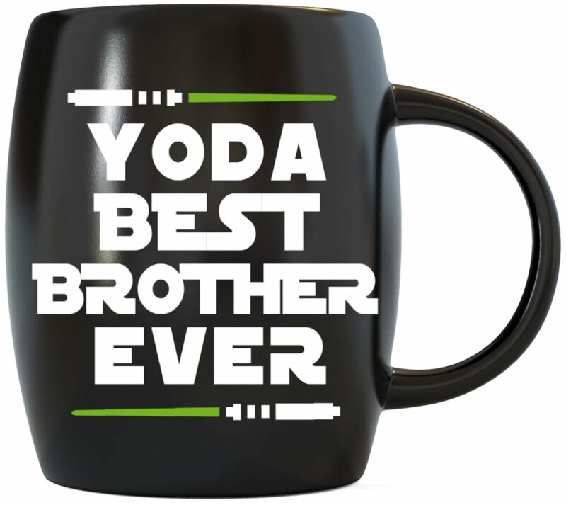Big 16oz You The Best Brother Funny Coffee Mug - Graduation, Christmas, Birthday Gifts for Brother from Sister, Mom, Dad, Friend - Fun Cup for Men, Him, Guy, Bro - Gag Gift