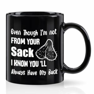 Cabtnca Step Dad Mug - Funny Bonus Dad Coffee Cup, Fathers Day & Birthday Gift from Daughter or Stepson, 11Oz