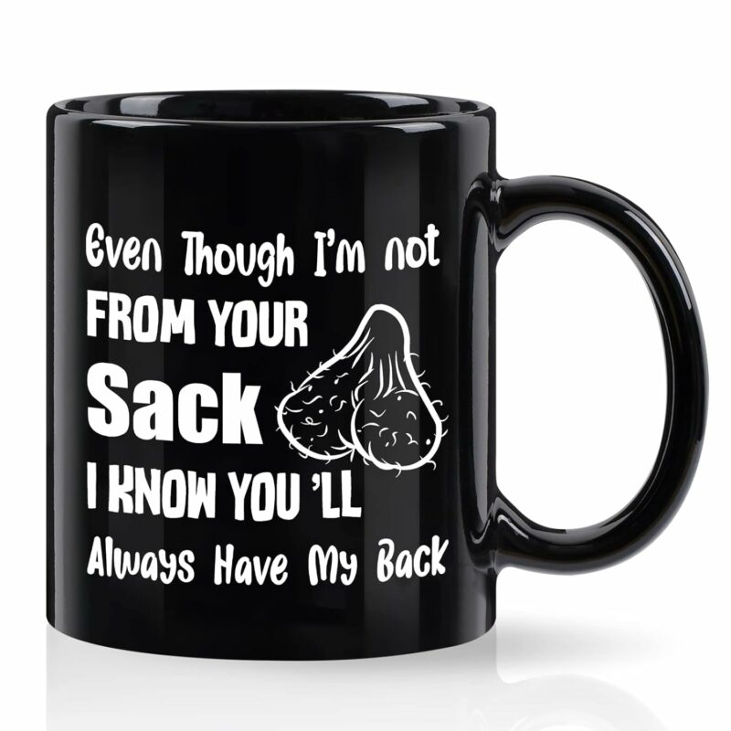 Cabtnca Step Dad Mug - Funny Bonus Dad Coffee Cup, Fathers Day & Birthday Gift from Daughter or Stepson, 11Oz