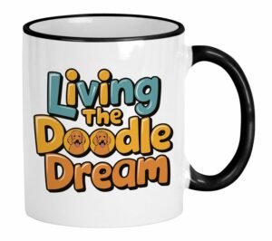 Casitika Golden Doodle Gifts. 11oz Cute Goldendoodle Coffee Mug. Cup for Doodle Moms & Dads, Fun Goldendoodle Decor & Gifts for Owners. (Dream)