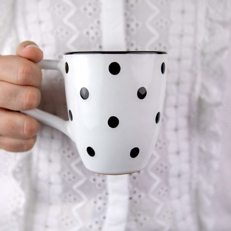 City to Cottage Ceramic Cappuccino Mug with Large Handle, 10oz Coffee Mug for Latte Hot Chocholate Tea, Daily Morning Dring at Home Office Work, Christmas Housewarming Gift...