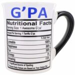 Cottage Creek G'pa Mug, 16 oz Black and White Gift Boxed Ceramic Coffee Cup, Cute Tea Mug and Coffee Mugs for Grandpa, Pop, and Papa, Fun Gifts for Men
