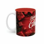 Custom Christmas Ceramic Coffe Mug Winter Cup Perfect Holiday Gifts for Family, Friends, Party and Home Decor - 11oz or 15oz (02 - Christmas Gift, 11oz)