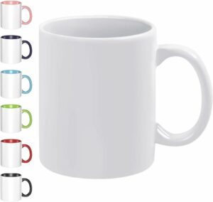 Custom Coffee Mugs with Pictures Personalized with Photo Text Logo Customized Coffee Mug - Customizable Mug Gifts for Mom, Best Friend, Christmas 11oz, White,1PCS