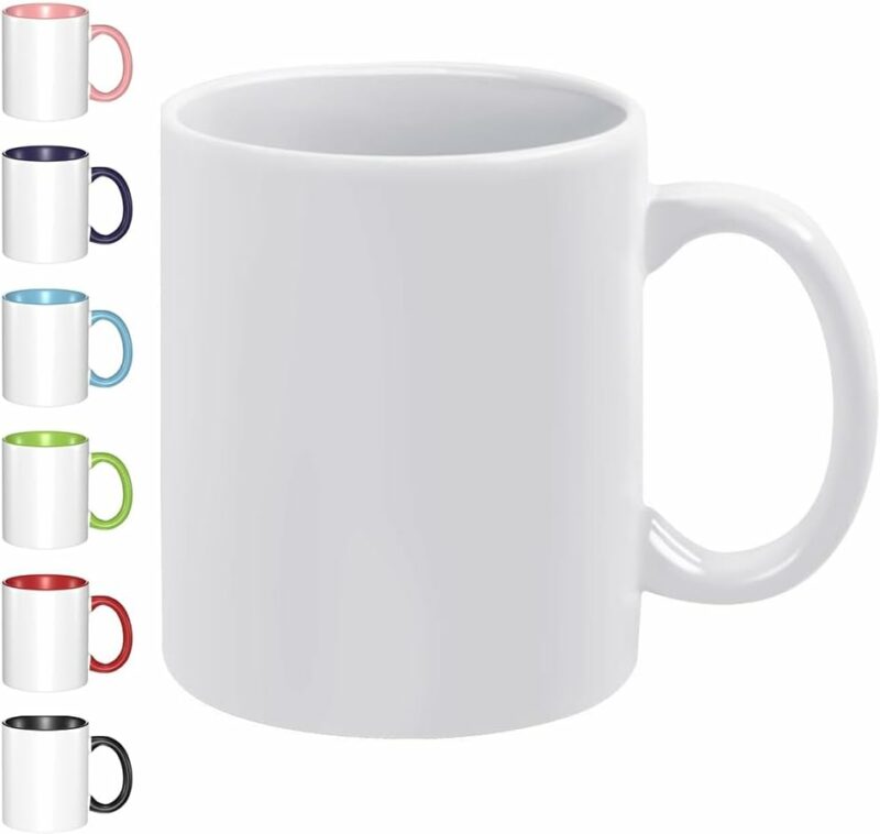 Custom Coffee Mugs with Pictures Personalized with Photo Text Logo Customized Coffee Mug - Customizable Mug Gifts for Mom, Best Friend, Christmas 11oz, White,1PCS