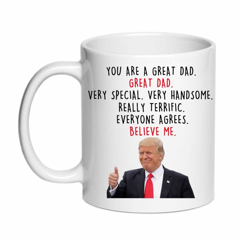 Dad Coffee Mugs - Novelty Dad Gifts From Daughter/Son/Wife – You Are A Great Dad, Step-Dad, Daddy, Pappy Gag Gifts for Birthday/Christmas 11oz(dad gifts)