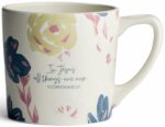 DaySpring - In Jesus All Things Are New Ceramic Mug, 14oz, Multi
