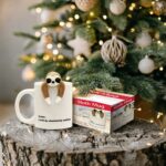 Decodyne Funny Sloth Coffee Mug - Cute Sloth Gifts For Women and Men - White Elephant Gifts for Adults Funny Coworker Office Gifts