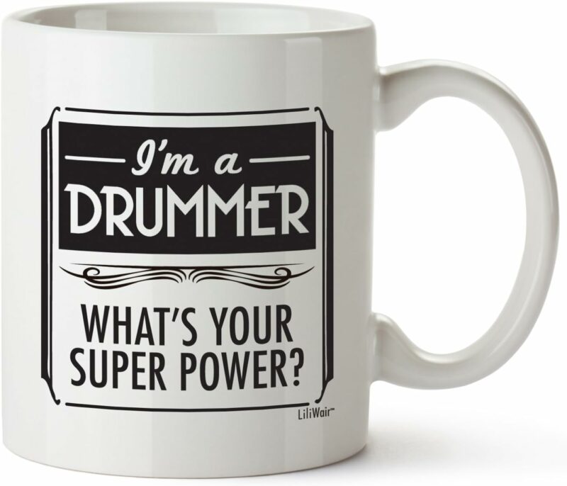 Father Day Gifts for Drummers Women Men Boyfriend Girlfriend Birthday Unique Best Cheap Funny Perfect Mug Drummers Girl Prime Gift Bag Mens Ideas Cool Dad Novelty Boyfriend Man...
