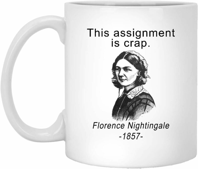 Funny Nurse Mug, Nursing Student Mug, Florence Nightingale Mug, Funny Nursing Student Gift Mug 15oz