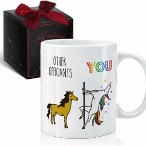 Funny Officiant Mug Gifts for Wedding Officiant, Officiant Mug Gifts for Wedding Day, Wedding Officiant Gift for Women, Fun Thank You Gifts for Officiants, Officiant Mug Gift...