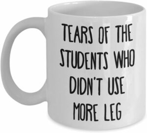 Funny Riding Instructor Gift - Equestrian Sports Coffee Mug with More Leg Horse Sayings & Barn Life Theme
