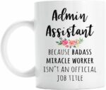Gift for Admin Assistant, Funny Admin Assistant Coffee Mug, Graduation Gift