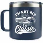 Gifts for Men, Grandpa, Dad, Husband, Him - 40th, 50th, 70th, 80th Birthday Gifts for Men - Mens Birthday Gift Ideas, Valentines Fathers Day Gift for Mens - 14 Oz Stainless...