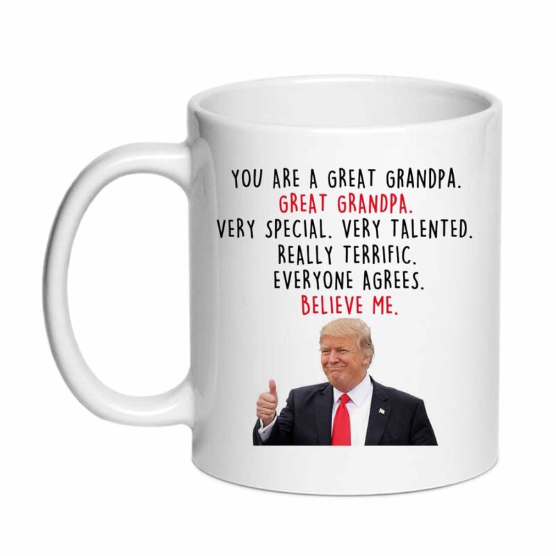 Grandpa Coffee Mugs - Novelty Grandpa Gifts From Granddaughter/Grandson - Best Father's Day Gifts for Grandpa, Birthday Gifts for Grandpa, Christmas Gifts for Grandpa 11oz