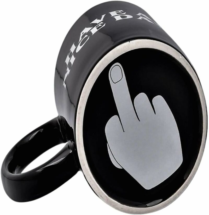 Have a Nice Day Middle Finger 11oz | Funny Coffee Mugs | Unique Novelty Coffee Mugs for Men | Funny Coffee Mugs for Women