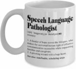 HTDesigns Speech Language Pathologist Definition Mug - Speech Therapist Gift - Speech Language Pathologist Gift - Mug For Slp - Speech Therapy Mug - Slp Mentor Gift 11oz, White