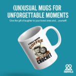 I Just Need Coffee And My Crochet Funny Crocheter Gifts For Grandma Mom From Daughter Granddaughter Son Grandson Coffee Lover Knitting Crocheting Novelty Drinkware Ceramic Mug...