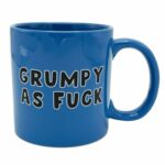 Island Dogs Giant Grumpy as Fck Novelty Coffee Mug - Funny Gift for the Grump in Your Life - Perfect for the coffee or tea lover in your home or office