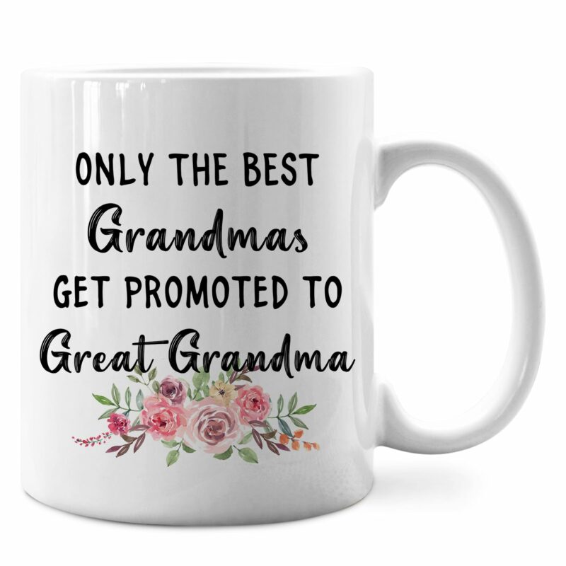 IWXYI Pregnancy Announcement Gifts for First Time Great Grandma,New Great Grandmother Gifts,Great Grandma Mug,Great Grandma Coffee Mugs 11 Ounce,Presents For Great Grandma...