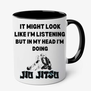 Jiu Jitsu Fighter Mug for Coach, Martial Arts Cup, Funny Jiu Jitsu for Men and Women, Funny Gifts for Jiu Jitsu Teacher Dad