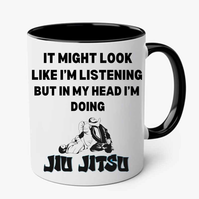 Jiu Jitsu Fighter Mug for Coach, Martial Arts Cup, Funny Jiu Jitsu for Men and Women, Funny Gifts for Jiu Jitsu Teacher Dad