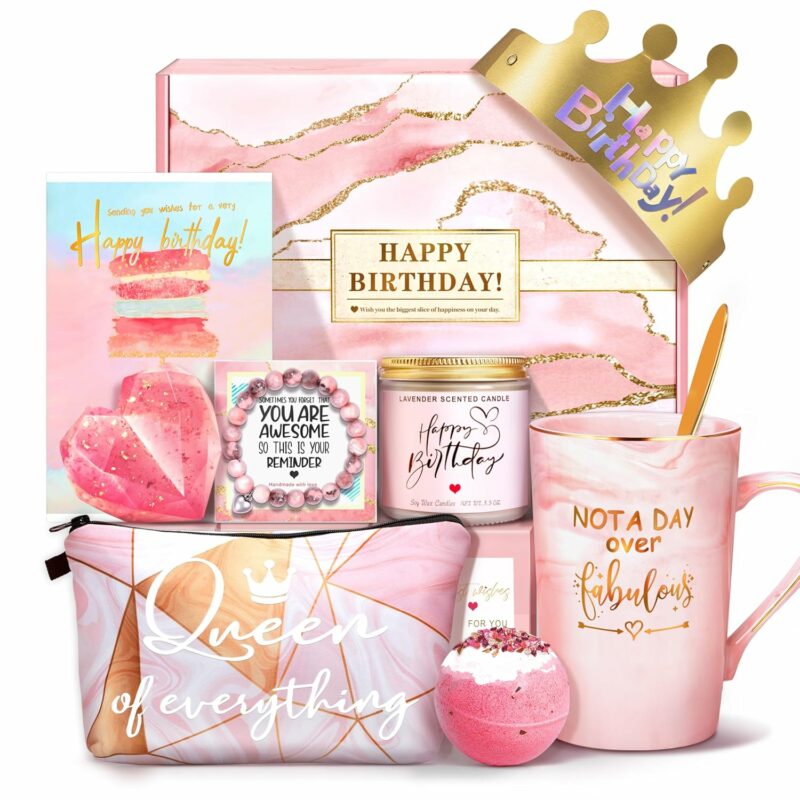 Jumway Not A Day Over Fabulous Mug Gifts Set- Birthday Gifts for Women - Funny Birthday Gift Ideas for Her,Friends, Coworkers, Her, Wife, Mom, Daughter, Sister, Aunt Ceramic...