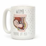 LookHUMAN Pregnancy Coffee Mug - Funny Coffee Mugs Adult Humor, Double Sided Print Ceramic Coffee Cups as Baby Mug Gift, Dishwasher Safe Novelty Coffee Mugs for Women & Men,...