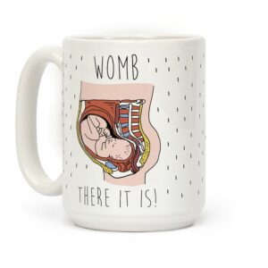 LookHUMAN Pregnancy Coffee Mug - Funny Coffee Mugs Adult Humor, Double Sided Print Ceramic Coffee Cups as Baby Mug Gift, Dishwasher Safe Novelty Coffee Mugs for Women & Men,...
