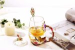Luka Tech Friendship Gifts For Women,Friend Gifts For Women, Lovely Flower Tea Cup Coffee Mug Birthday Gifts For BFF, Female, Corworker, Bestie