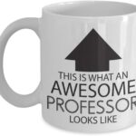 M&P Shop Inc. Funny Occupation Coffee Mug - This is What an Awesome Professor Looks Like - Inspirational Sarcasm Birthday Christmas Humor Gift Idea Novelty Tea Cup for Coworker...