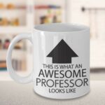 M&P Shop Inc. Funny Occupation Coffee Mug - This is What an Awesome Professor Looks Like - Inspirational Sarcasm Birthday Christmas Humor Gift Idea Novelty Tea Cup for Coworker...