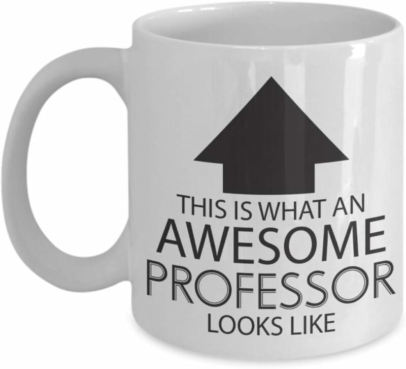 M&P Shop Inc. Funny Occupation Coffee Mug - This is What an Awesome Professor Looks Like - Inspirational Sarcasm Birthday Christmas Humor Gift Idea Novelty Tea Cup for Coworker...