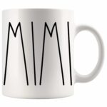 Mimi Mug Gift Rae Dunn Style Coffee Cup, Mimi Gift for Birthday Present for the Best Mimi Ever