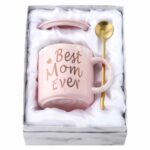 Mother's Day Coffee Mug-Best Mom Ever-Mother's Day gifts from Daughter, Son, Kids - Novelty Birthday Gift for Parents - Fun Cup for mom