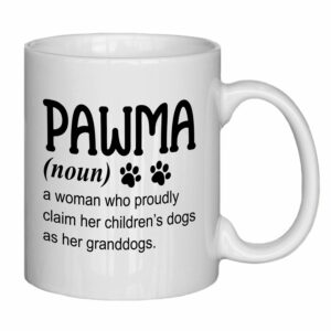 NATSUNO Pawma Gifts, Dog Grandma Gifts,Pawma Definition Coffee Mug, Dog Grandma Mother's Day Gifts, Best Dog Grandma Gifts, Dog Lover Gifts for Women, Pawma Cups,11oz