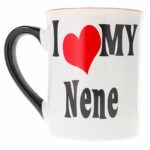 Nene Mug, Gifts for Women, Nana Gifts, Nana Mug, Ceramic I Love My Nene Nana Coffee Mug for Grandma, Papa, Nana to Be Birthday Gifts for Women, Large Stoneware Coffee Cup