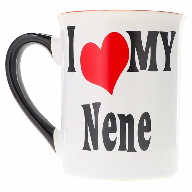 Nene Mug, Gifts for Women, Nana Gifts, Nana Mug, Ceramic I Love My Nene Nana Coffee Mug for Grandma, Papa, Nana to Be Birthday Gifts for Women, Large Stoneware Coffee Cup