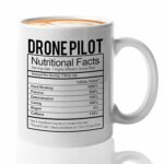 Nutrionist Fact Label Coffee Mug - Gift Ideas For Drone Pilot Novelty Cup Sarcasm Gag Meme Diet Dietitian Health Psychologist Nutritional