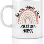 Oncology Nurse Mug - Oncology Nurse Gift For Christmas, Birthday, Appreciation - Thank You Gift - Oncology Nurse Rainbow 11oz