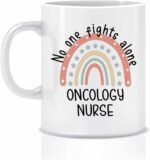 Oncology Nurse Mug - Oncology Nurse Gift For Christmas, Birthday, Appreciation - Thank You Gift - Oncology Nurse Rainbow 11oz