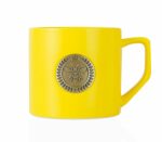 Onebttl Bee Gifts Coffee Mug for Men and Women, Ceramic Mug with Golden Badge, 15oz/450ml Mug for Birthday, Christmas