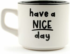 Palto Design,Funny Coffee Mug for Men and Women - Have A Nice Day Coffee Mug Middle Finger Bottom | Gifts for Adults - Novelty Coffee Mugs, Funny Mugs, Funny Coffee Cups Gag Gift
