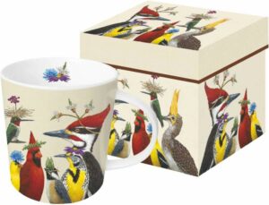 Paperproducts Design Woody's Party Mug in A Gift Box, 13.5 oz, Multicolor